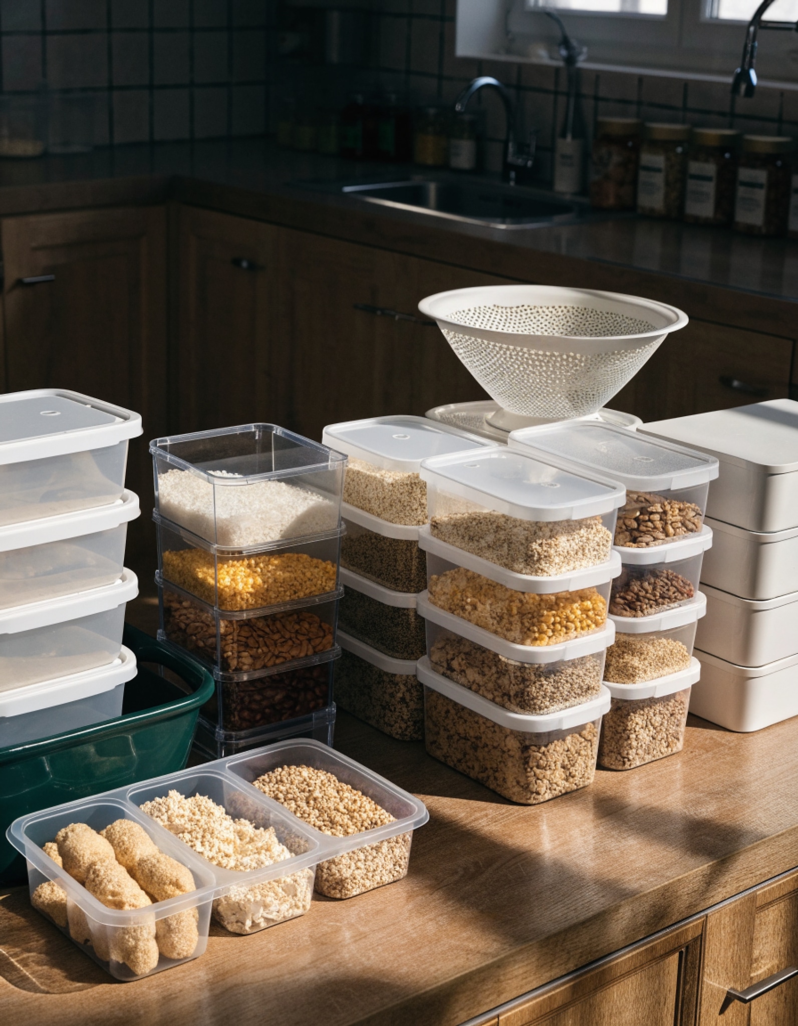 Illustrative visual for Vtopmart Food Storage Container Set, 32 Pcs (2.8L+2L+1.6L+0.8L)