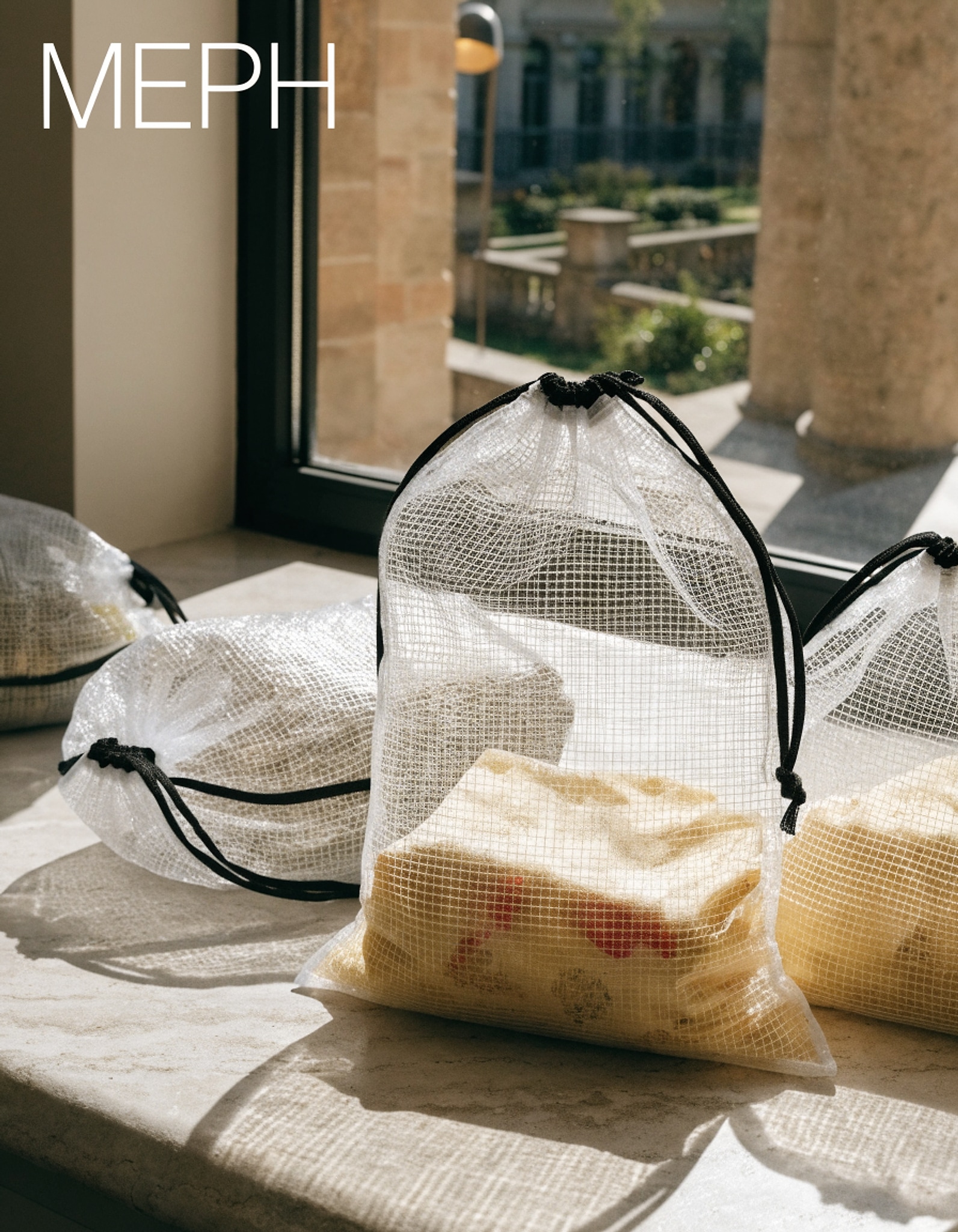 Illustrative visual for 4 PCS Honeycomb Mesh Laundry Bags for Delicates